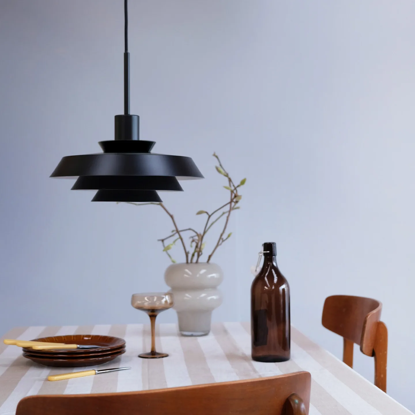 DL30 Pendel Black - Dyberg Larsen - Wohnzimmer - Skandinavisch - Metall - Einflammig