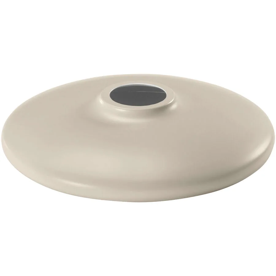 Lampenschirm Sira Beige Metall 25 cm 4.5 cm - Farbe: sand