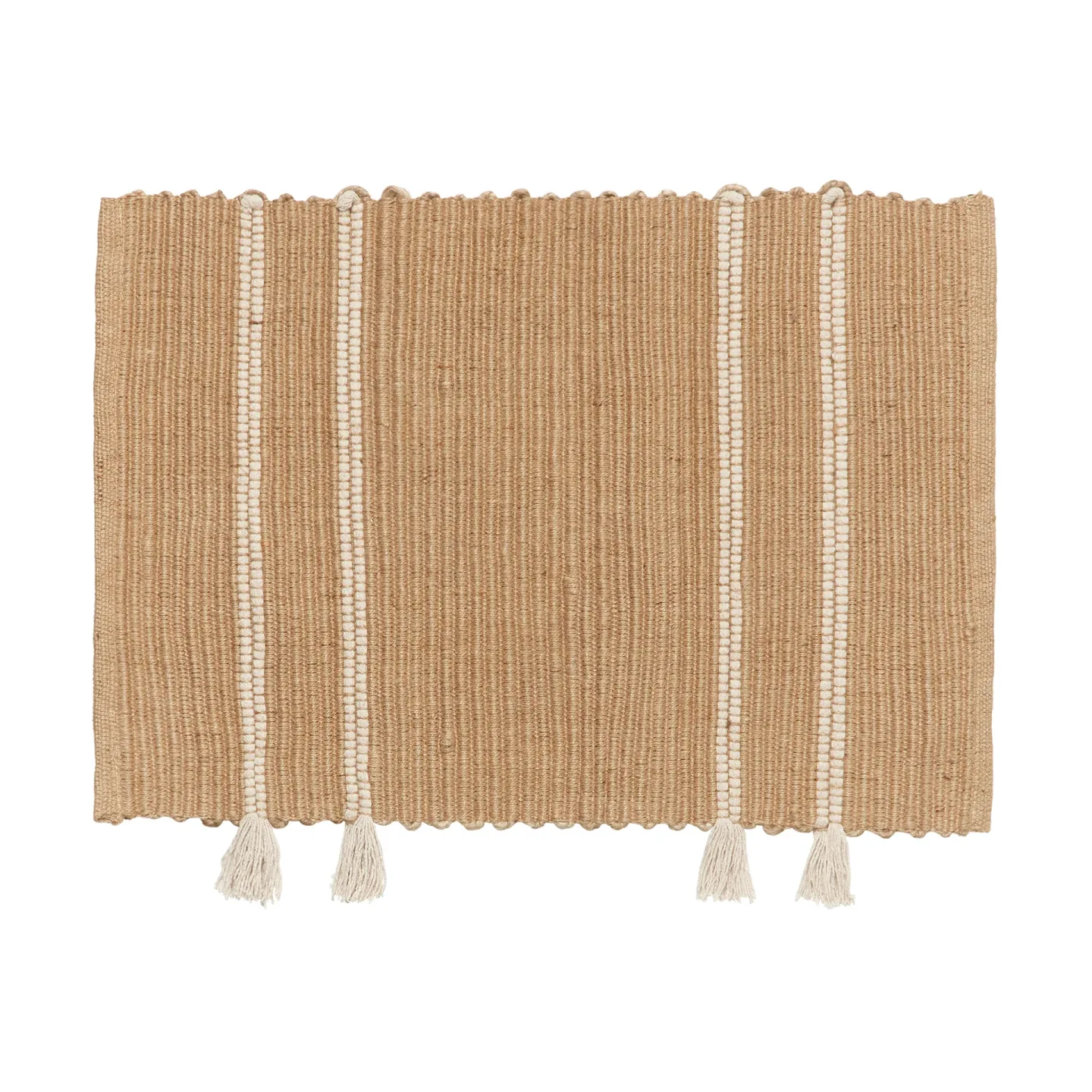 Broste Copenhagen Ezra Fußteppich 50x70 cm Natural-Off White