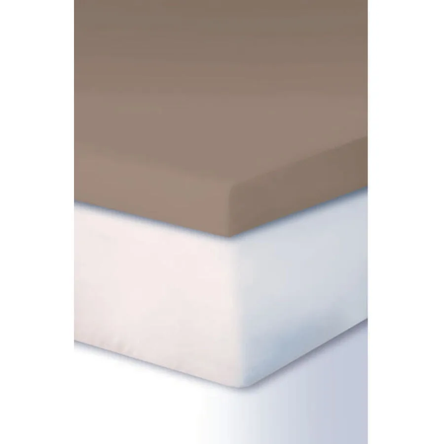 Living Home Fixleintuch Leira basalt Baumwolle/Kunstfaser 90 x 220 cm - Material: 97% Baumwolle, 3% Elasthan