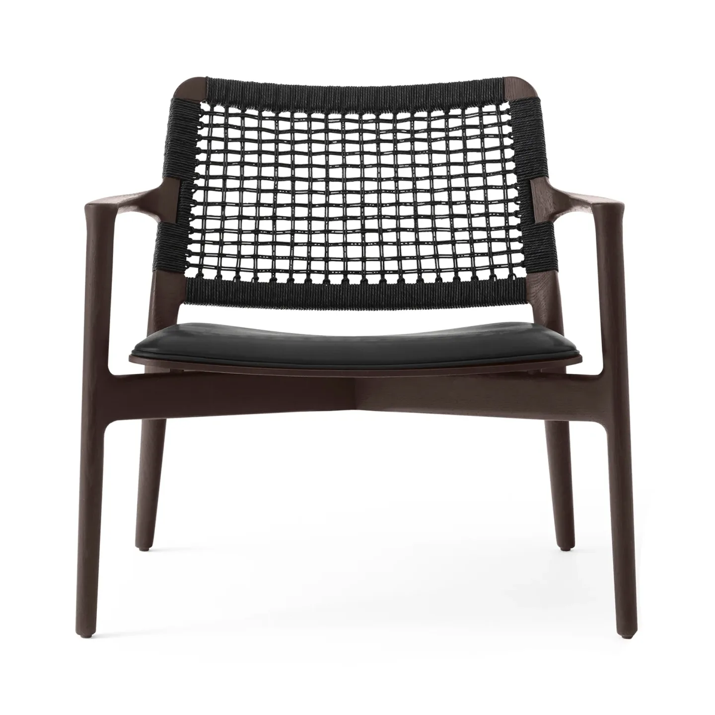Vipp Vipp488 Cabin loungefåtölj Dark oak-black leather