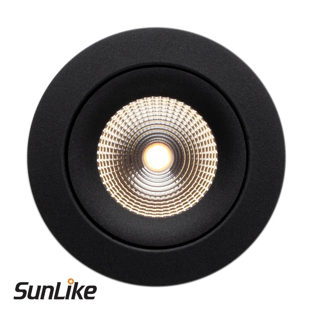 Downlight One360 SunLike 3000K Ra97 Dim IP44 Svart