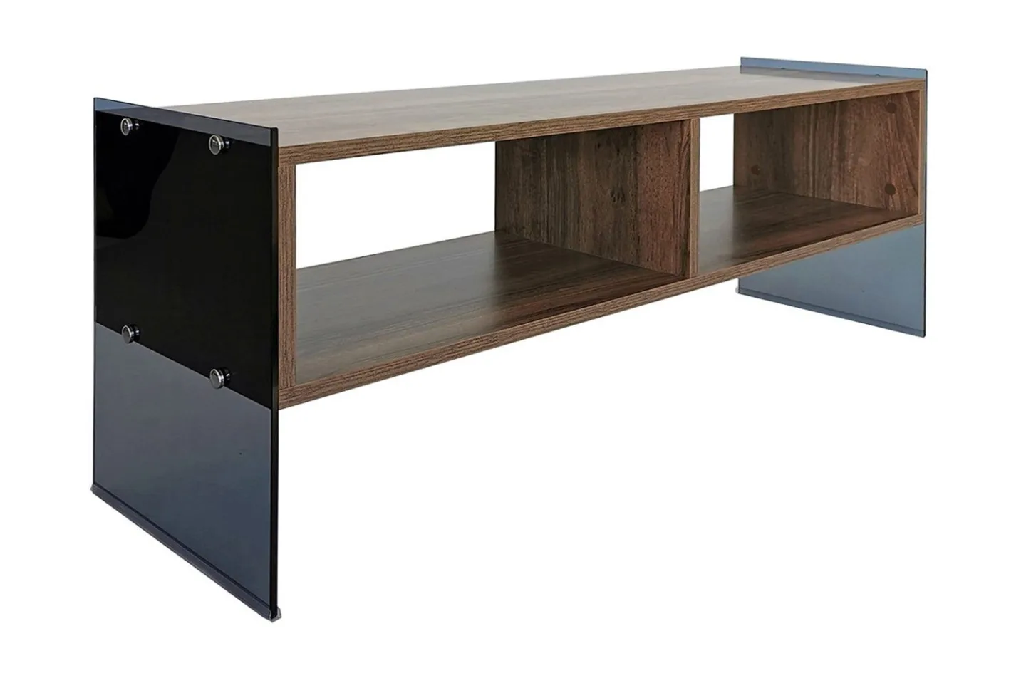 Lekkenne TV-bänk 122 cm - Mörkbrun
