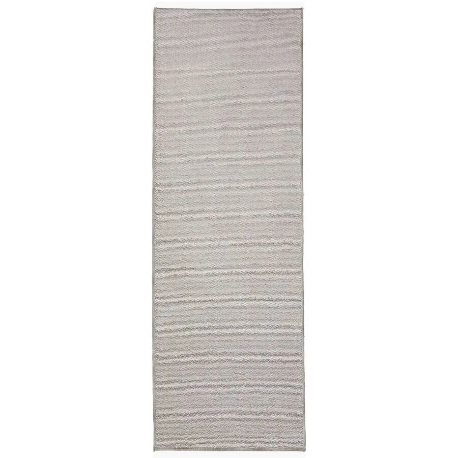 Teppich Landry Hellgrau Polyester 78 x 230 cm