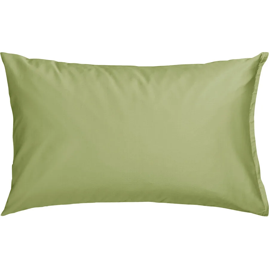 Kissenbezug Kos Olive Einfarbig Satin B 65 T 100 cm