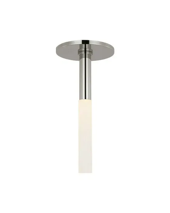 Rousseau Monopoint Flush Mount Polished Nickel