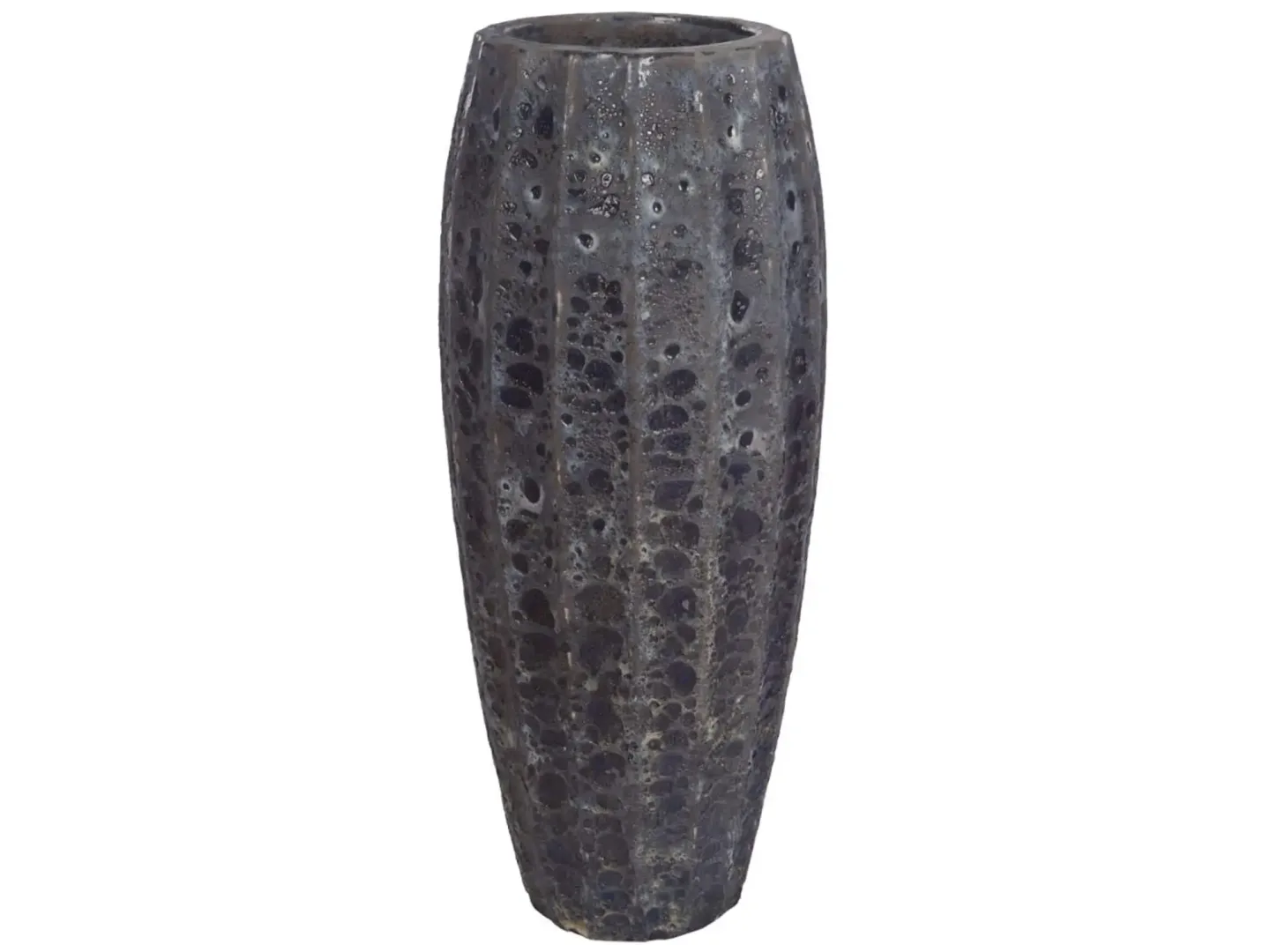 Decofinder Bodenvase Keramik Antikblau T: 125 cm | Schubiger Möbel