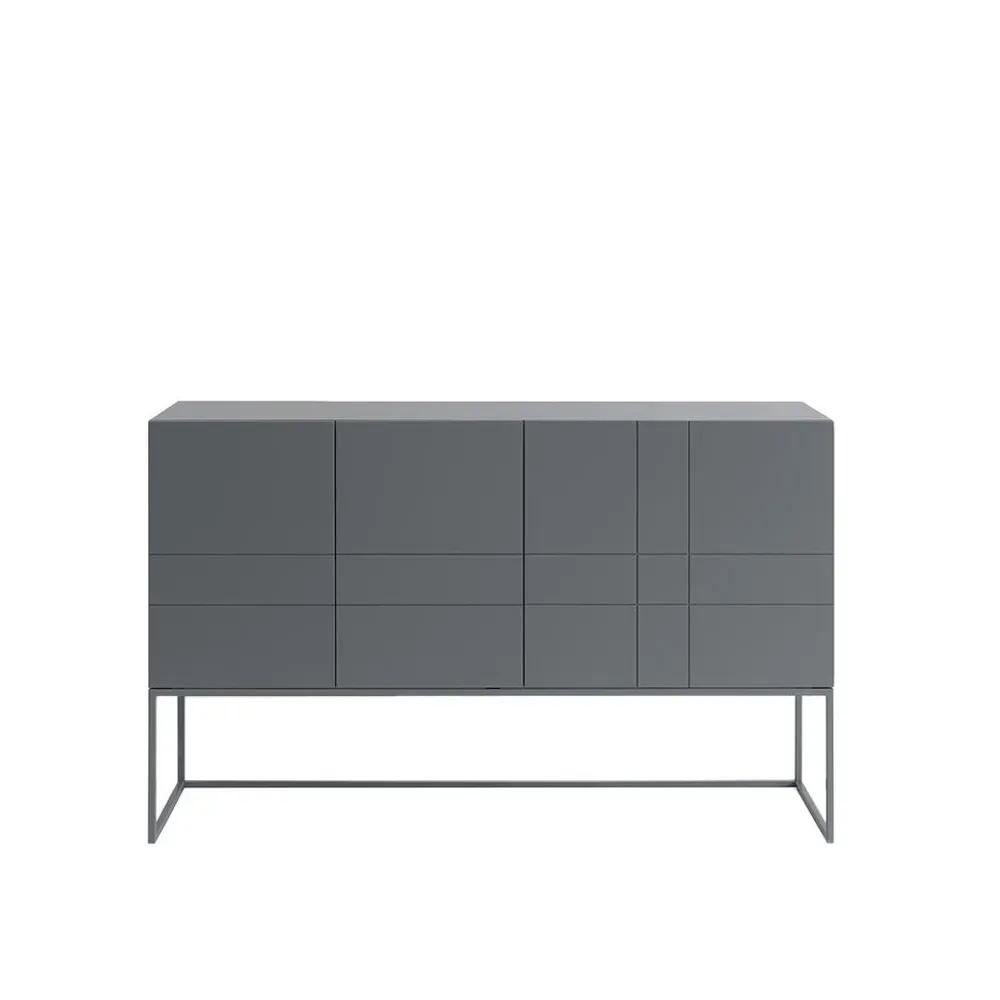 Asplund Kilt Light 137 sideboard storm grey, 3 dörrar