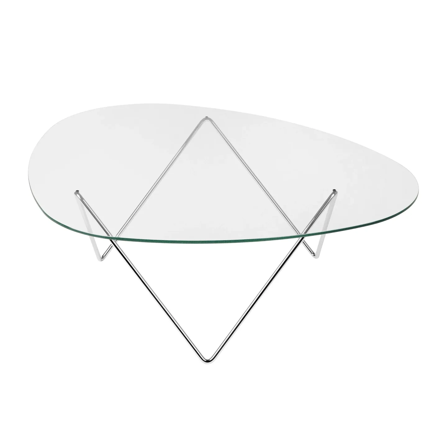 GUBI Pedrera Couchtisch Krom