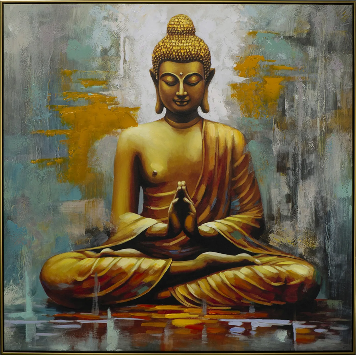 image LAND Gemälde Buddha Meditation | Schubiger Möbel