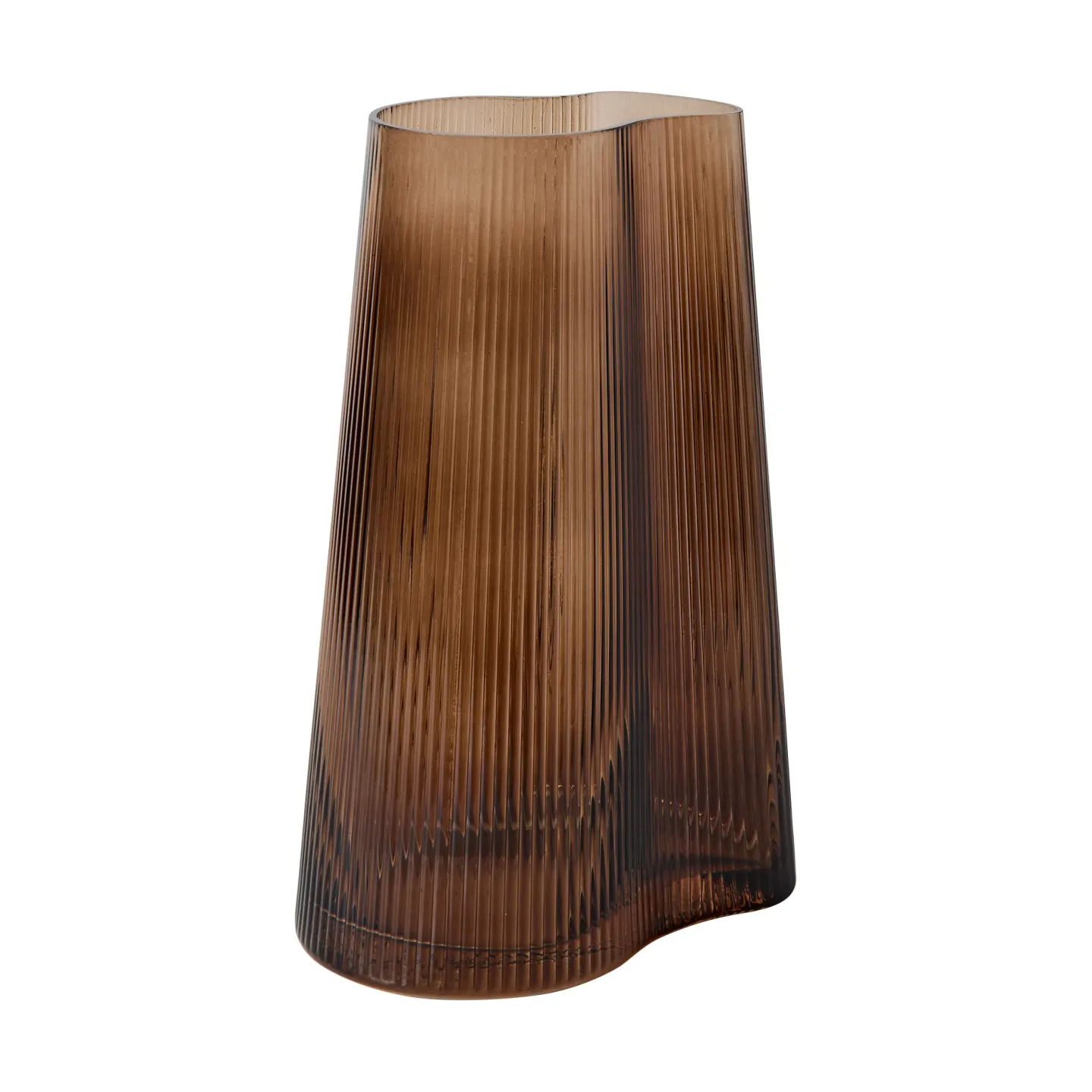 MUUBS Ripe Vase Smoked brown, 26 cm