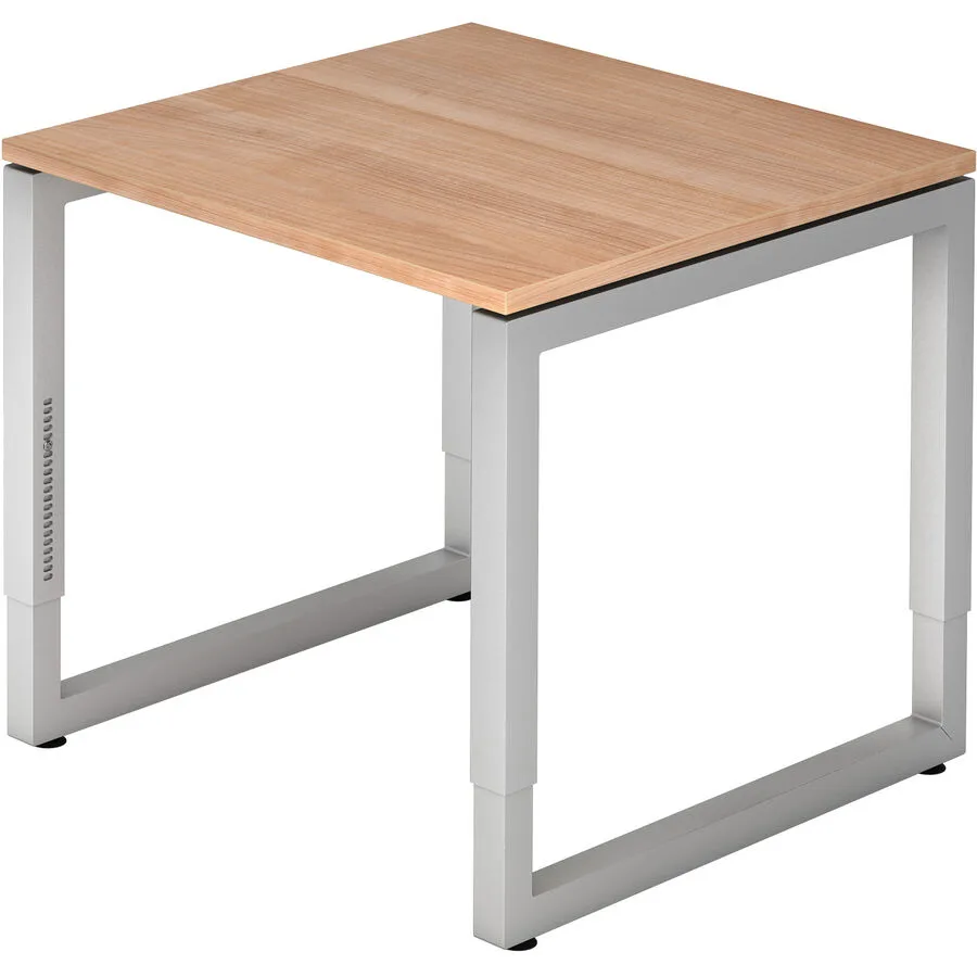 Schreibtisch Office nussbaum Holzwerkstoff B 80 T 80 cm