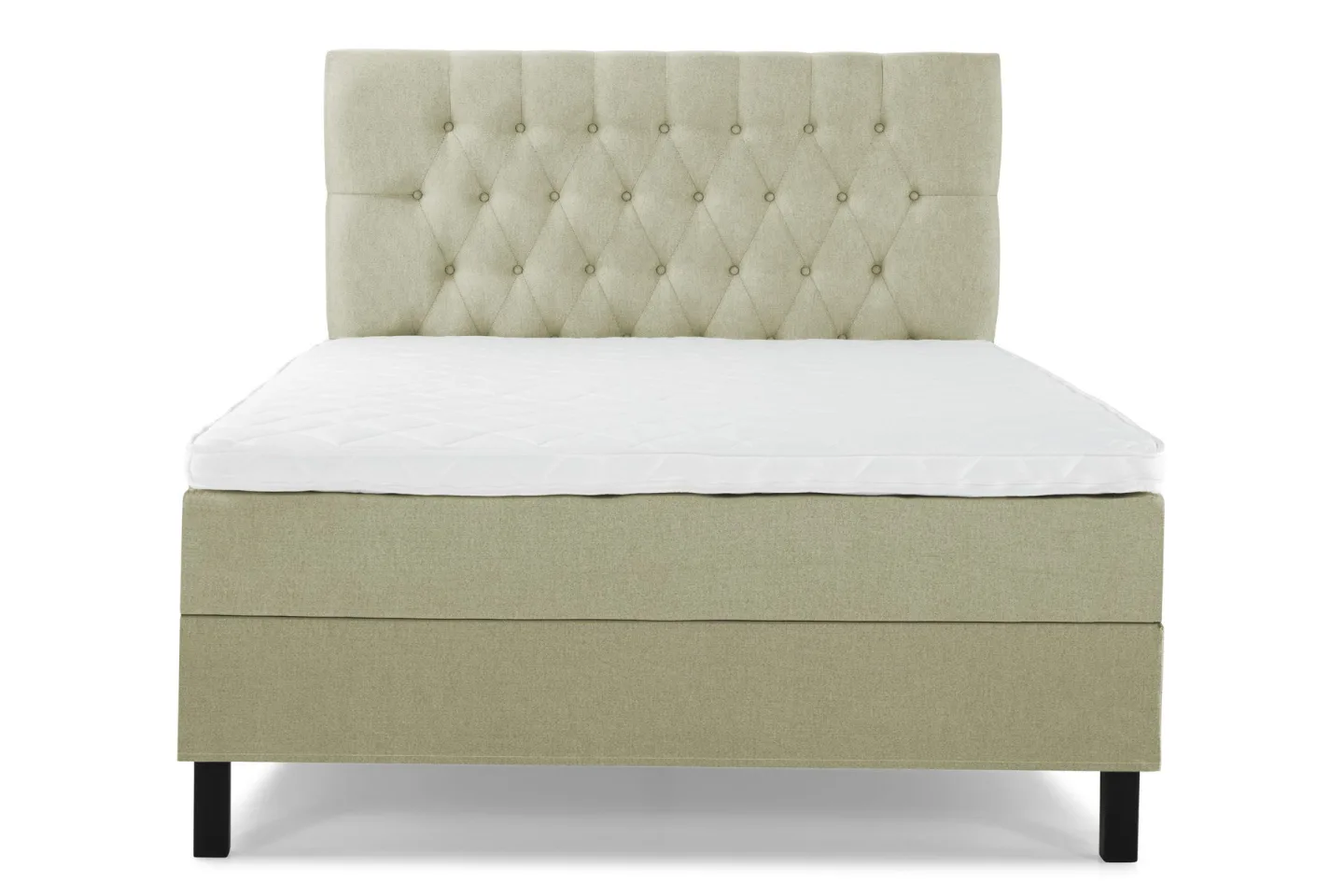 Lucky Komplett Sängpaket 120x200 Skum Diamant Sänggavel - Grön