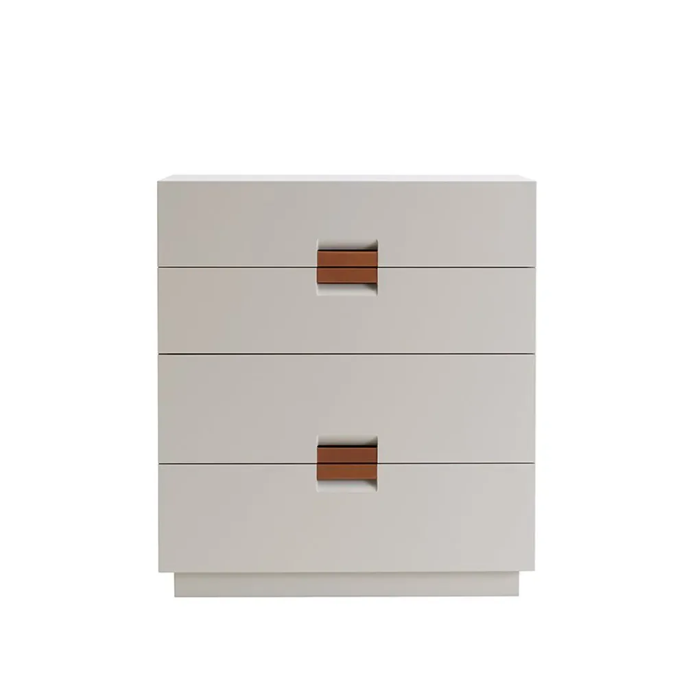 Asplund Frame Medium Kommode Dark sand, Leder Cognac
