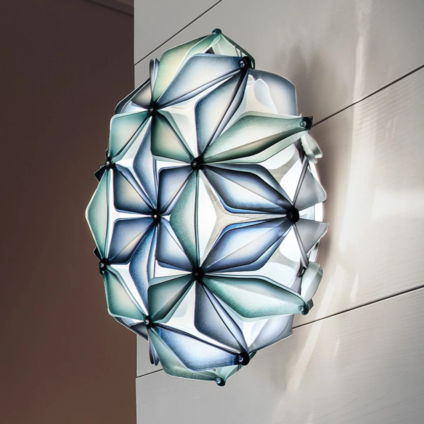 La Vie Mini Decken-/Wandleuchte Blue - Slamp - Wohnzimmer - Design - Kunststoff - Rund