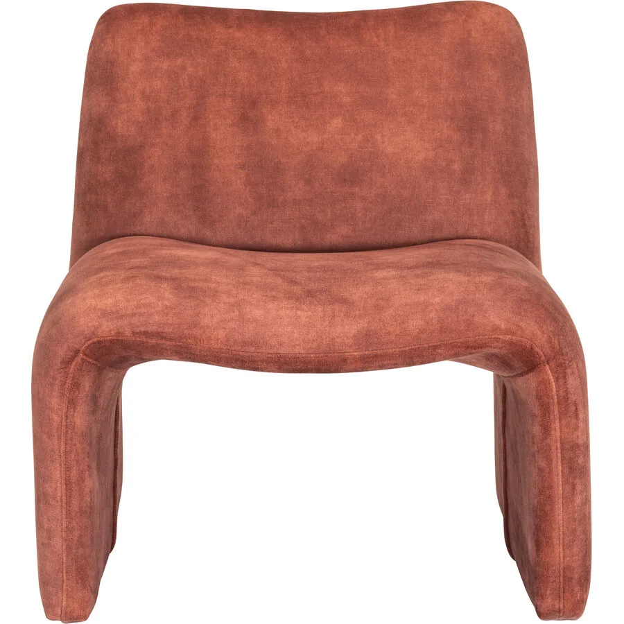 Sessel Awan brick Polyester/Metall B 70 T 69 H 76 cm