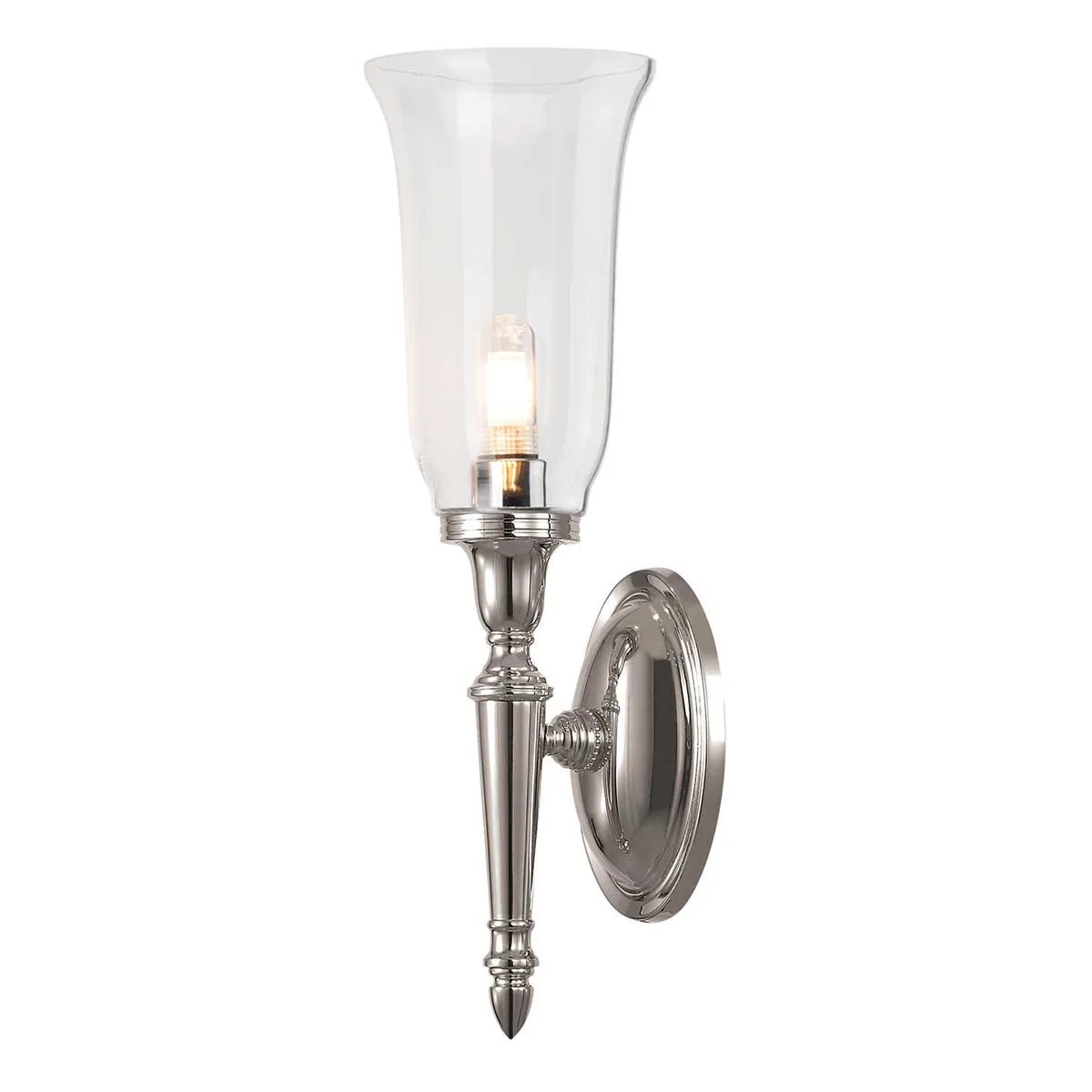 Elstead Lighting - Dryden 40cm - Badrumslampa - Polerad nickel