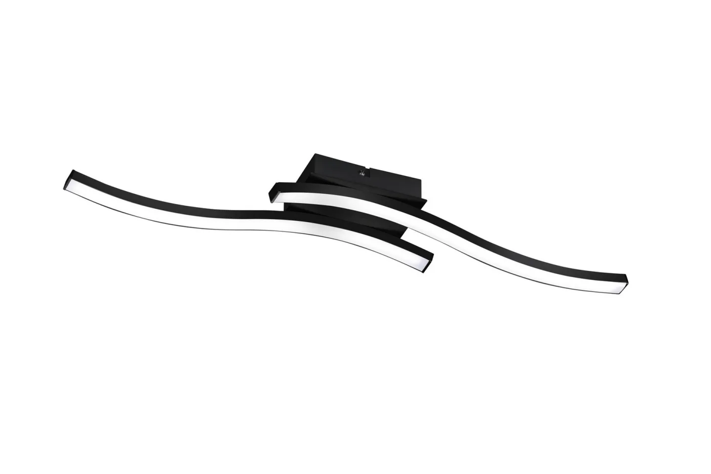 Route LED Plafond 2L mattsvart - Matt svart/Vit