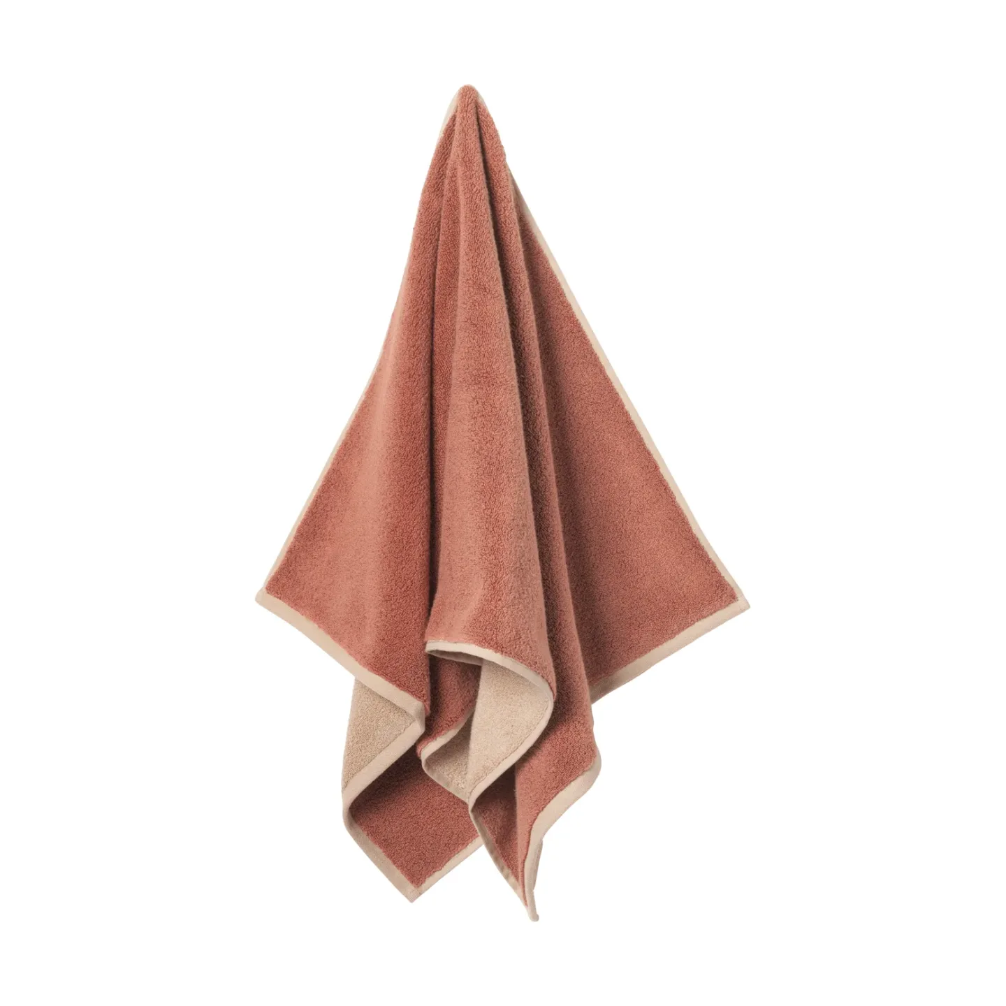 Ferm Living Ekko Badetuch Mocha-cashmere, 70x140 cm