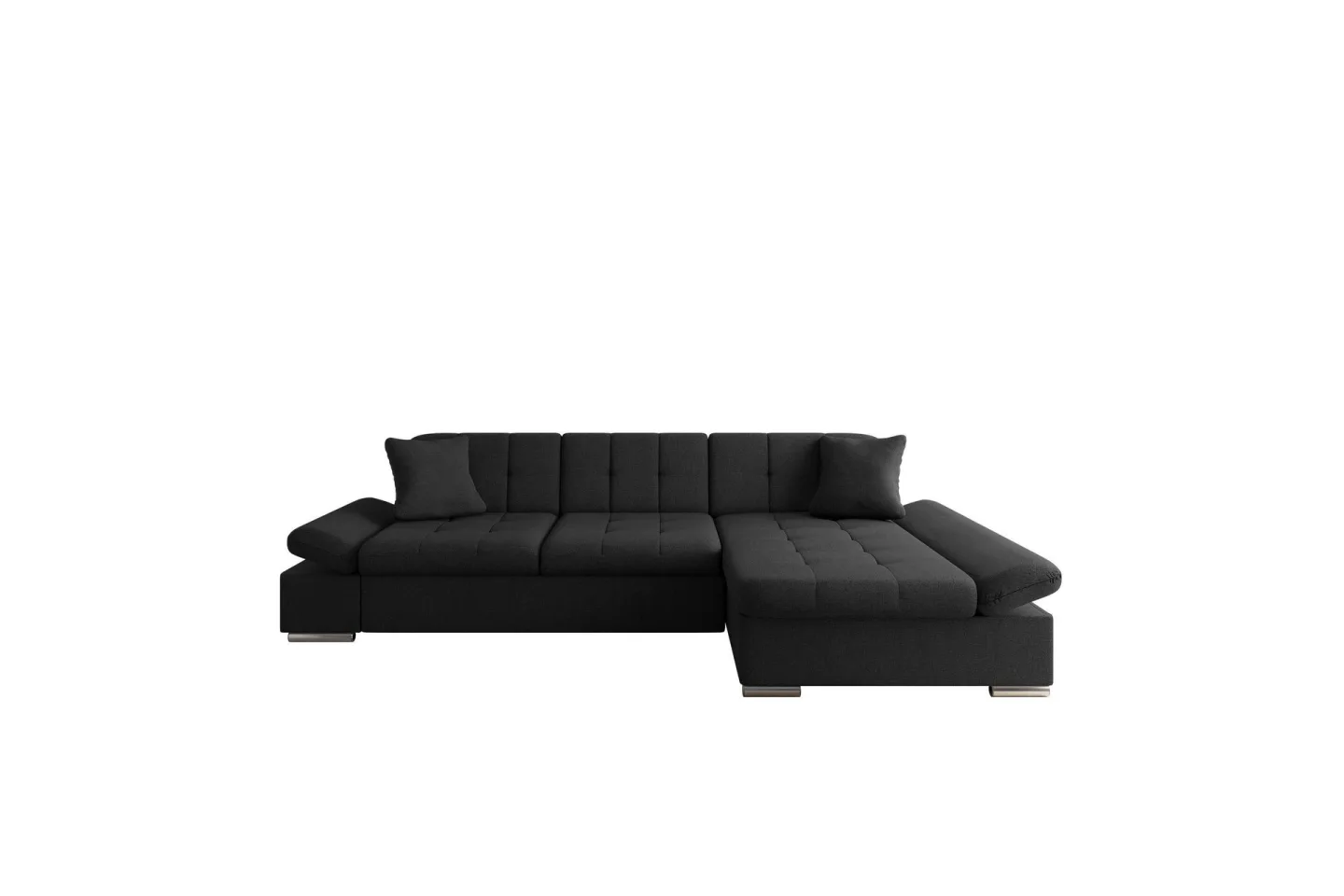 Vananda Soffa med Divan 3-sits - Svart