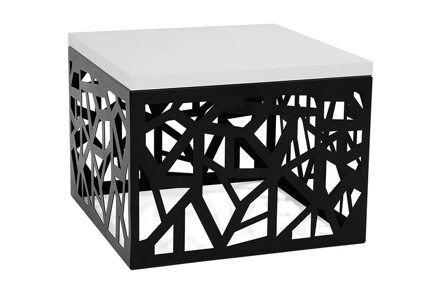 Palis Soffbord 60 cm - Svart/Vit