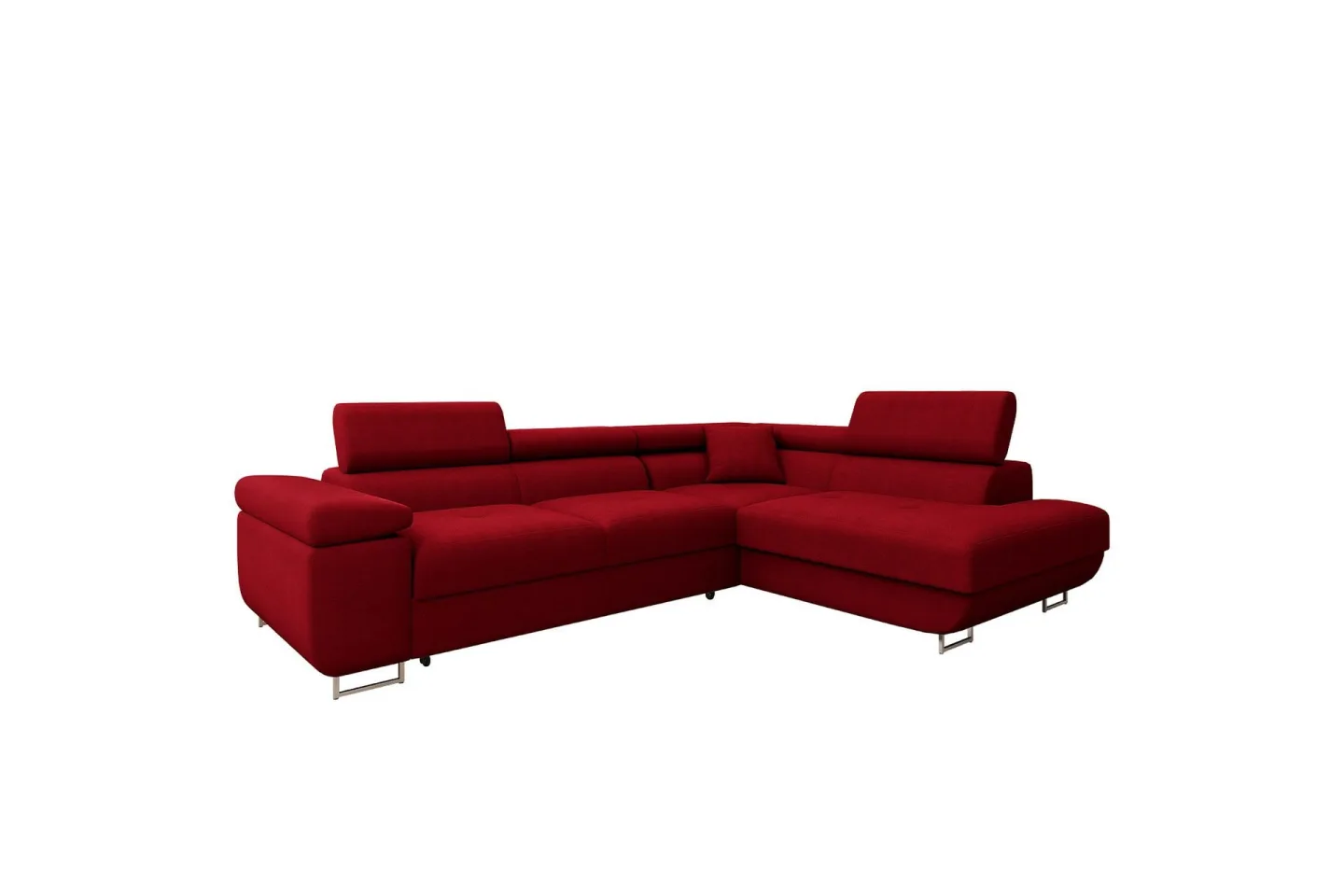 Gabina Soffa med Schäslong 3-sits - Röd