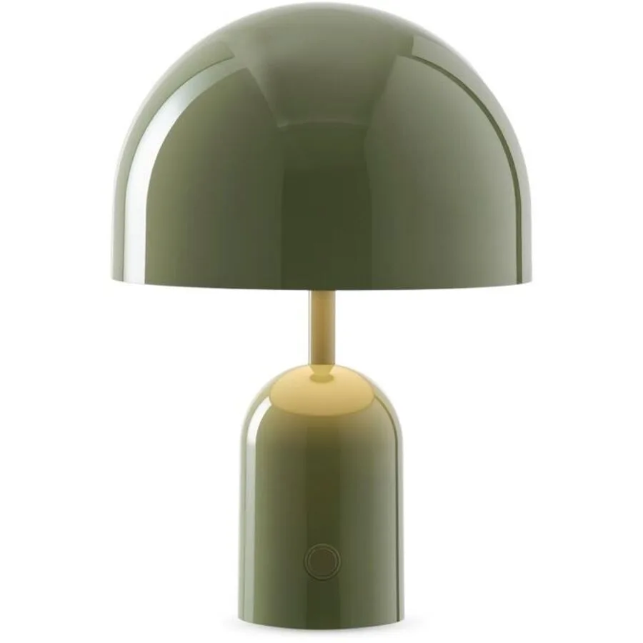 Tom Dixon Tischlampe Bell mossgrün Kunststoff - LED - Lichtfarbe: Warmweiss - LED Energiesparlampen