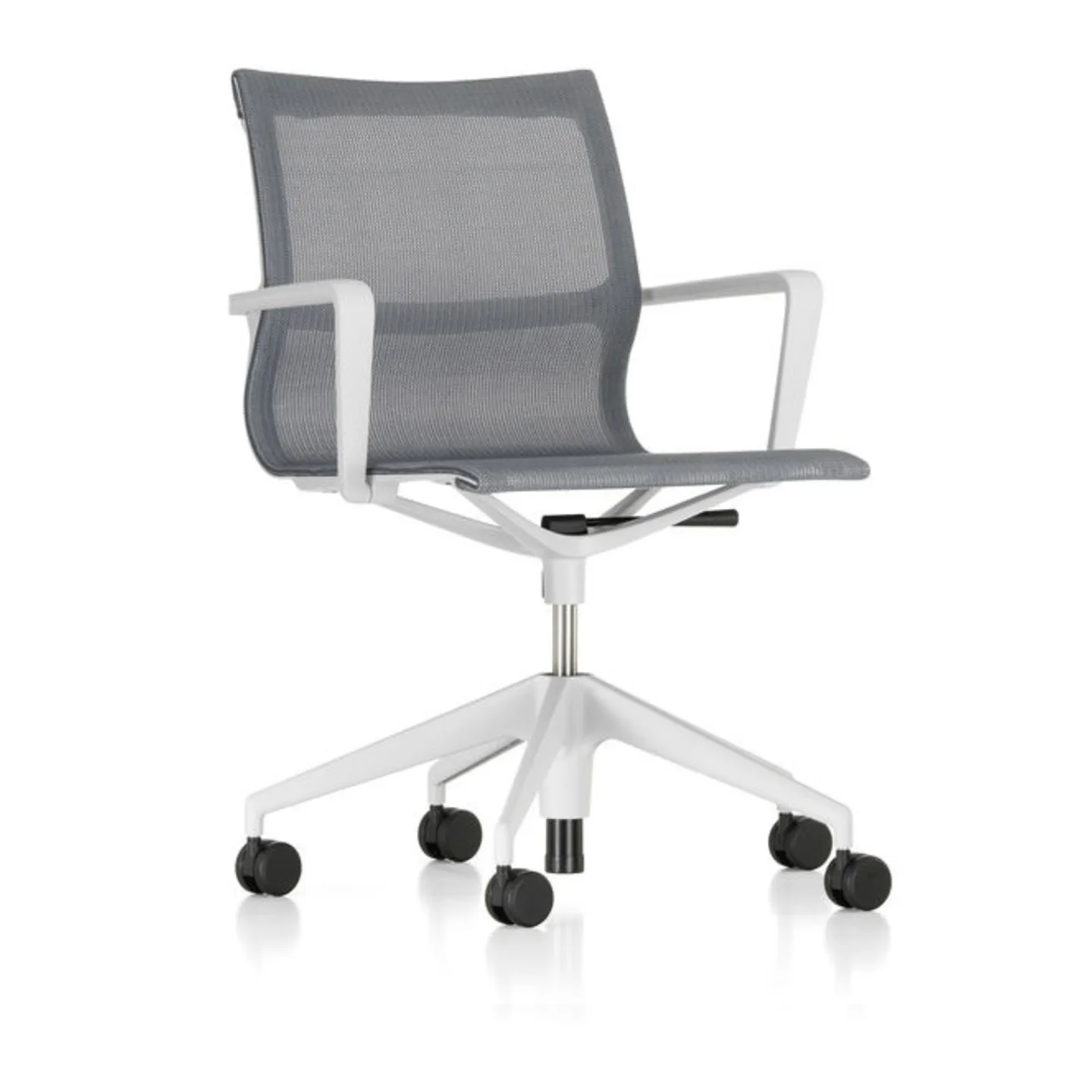Vitra - Physix Studio, TrioKnit, Silver Grey 5 Star Base - Kontorsstolar - Alberto Meda - Silver,Grå - Metall/Syntetiskt