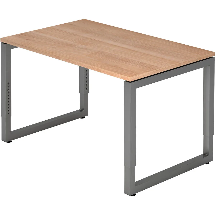 Schreibtisch Office nussbaum Holzwerkstoff B 120 T 80 cm