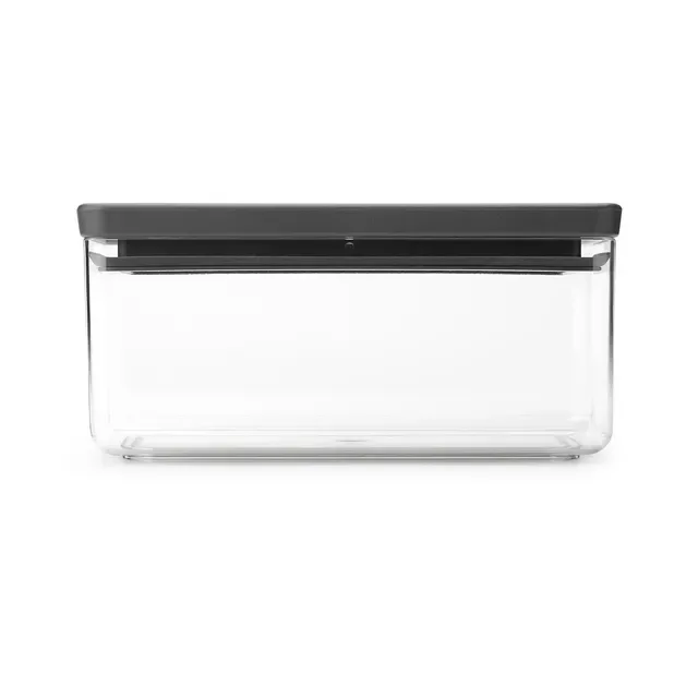 Brabantia TASTY+ stapelbare Behälter 1,5 Liter Dunkelgrau