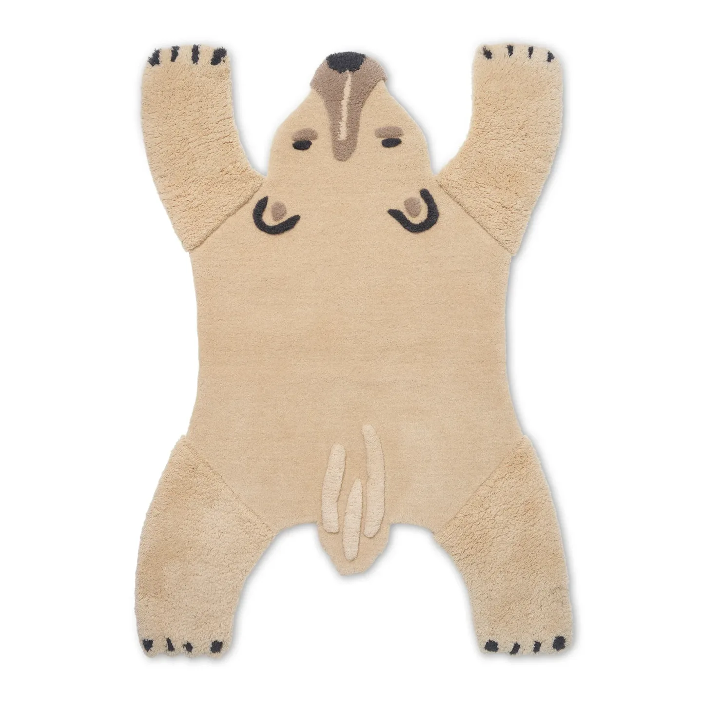 Ferm Living Animal ullmatta Polar bear