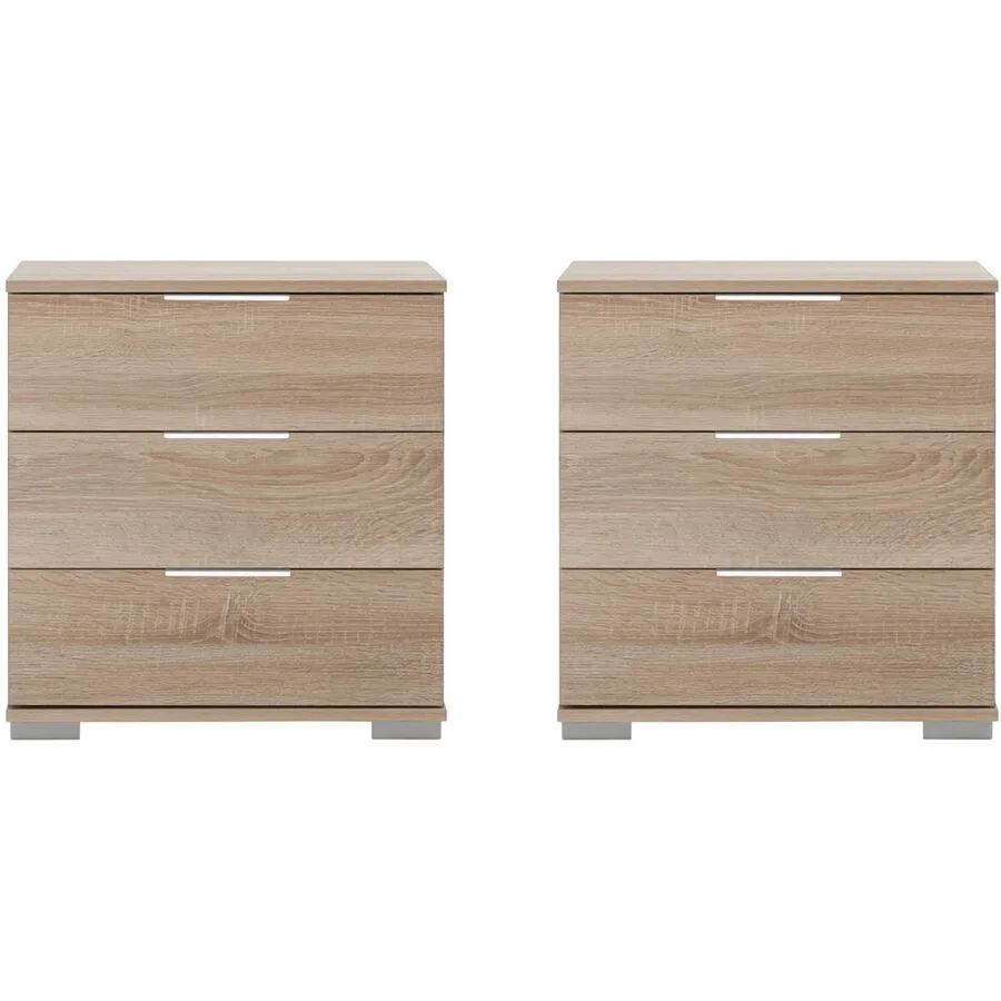 Nachttisch Peyton A Eiche sägerau Holzwerkstoff B 104 H 58 cm