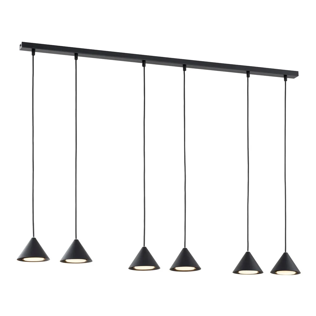 Emibig Lighting - Elit 116cm - Taklampa - Svart