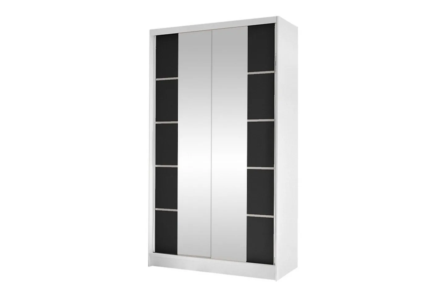 Glenmore Garderob m. Spegel White -