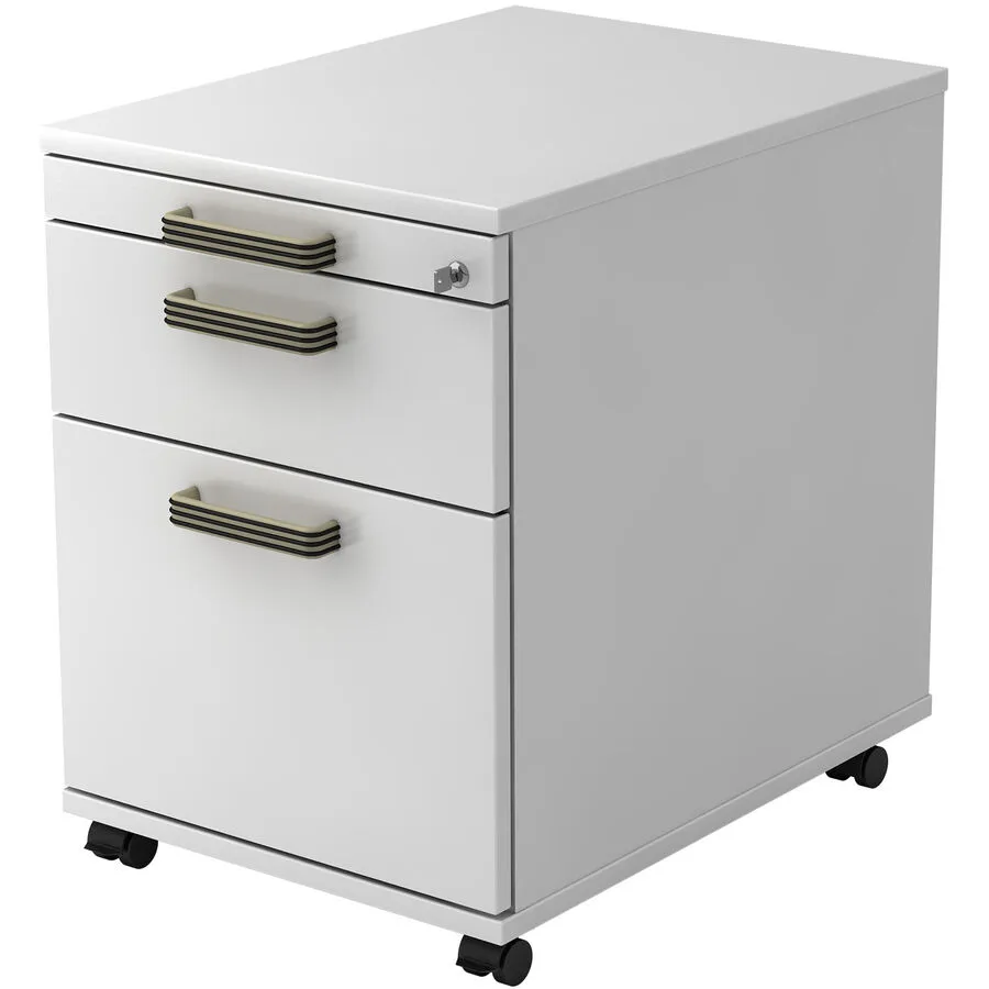 Rollcontainer Office weiss Holzwerkstoff B 42.8 H 59 cm