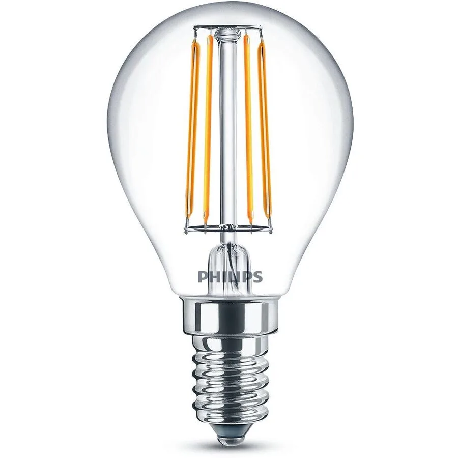 Leuchtmittel Philips Glas E14 20 W - Farbe: Transparent - LED - Lichtfarbe: Extra warmweiss - LED Leuchtmittel