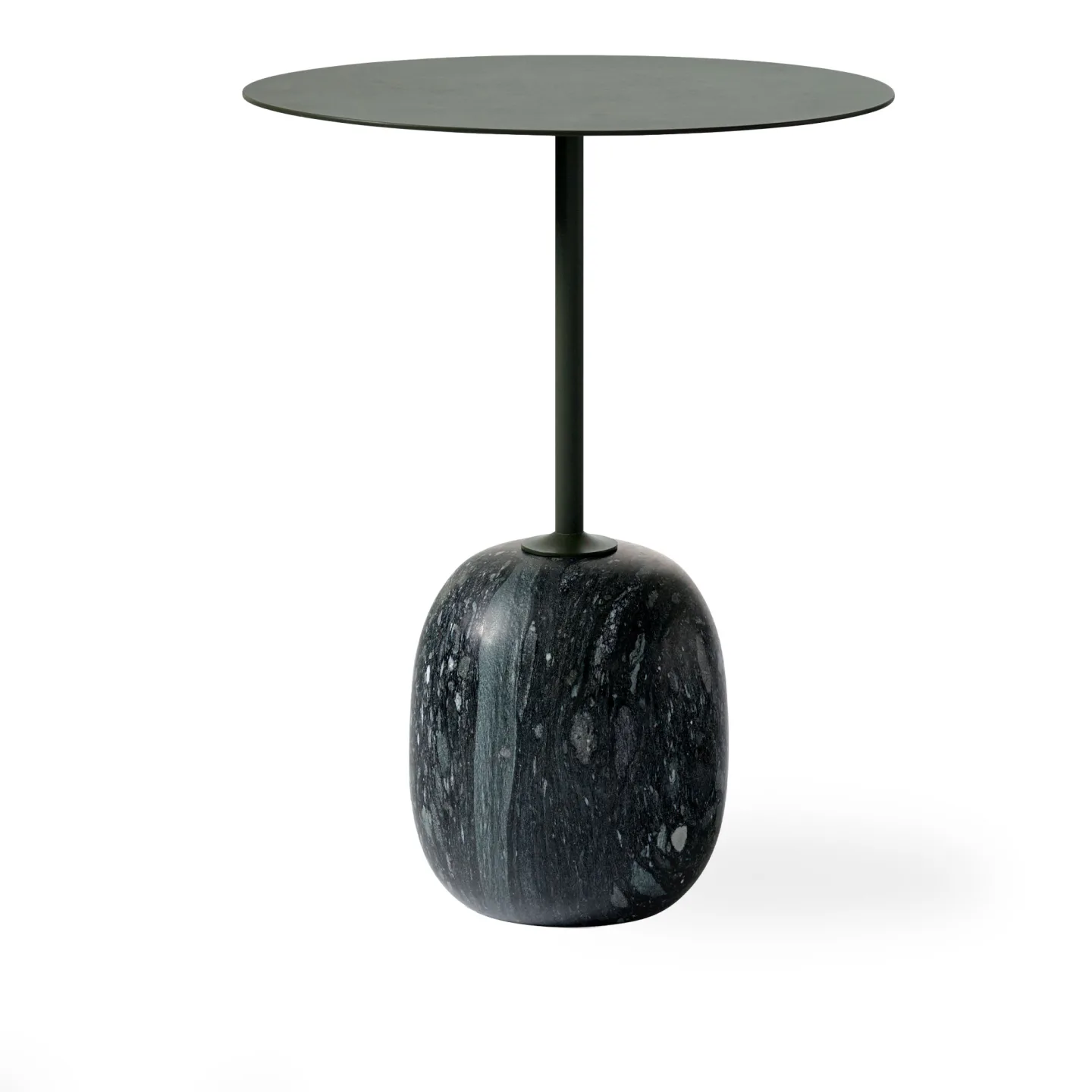 &Tradition - Lato LN8 Deep Green & Verde Grigio Marble - Sidobord - Luca Nichetto