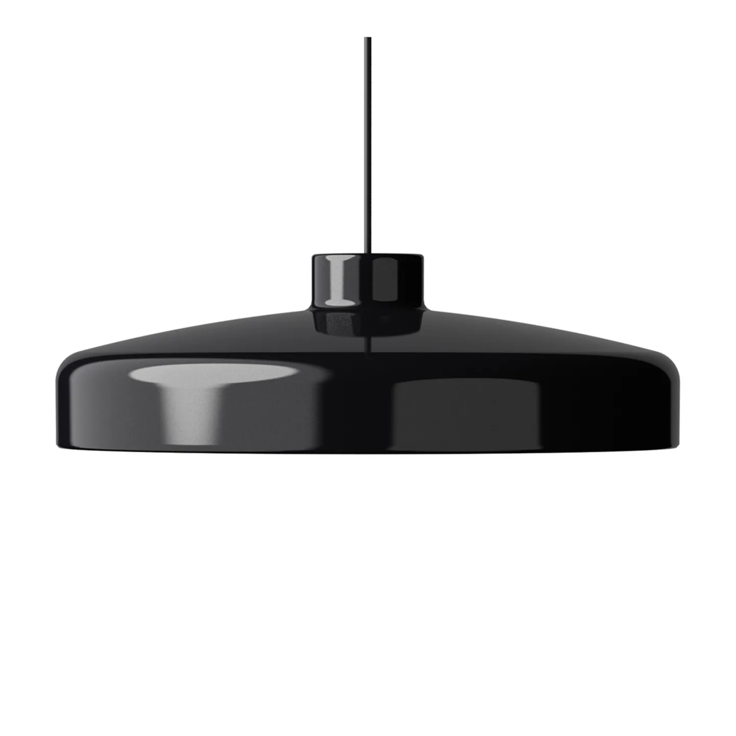 NINE - Lacquer - Pendant Large Black - Pendellampor - Keiji Takeuchi - Svart - Metall/Plast