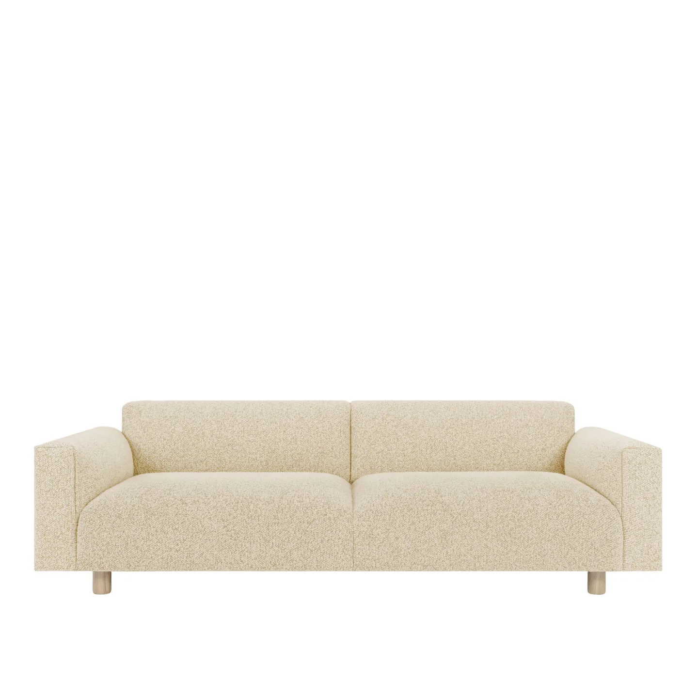HEM - Koti 3-seater Sofa - Eggshell - Soffor - Form Us With Love - Beige - Trä/Syntetiskt/Skum/Ull