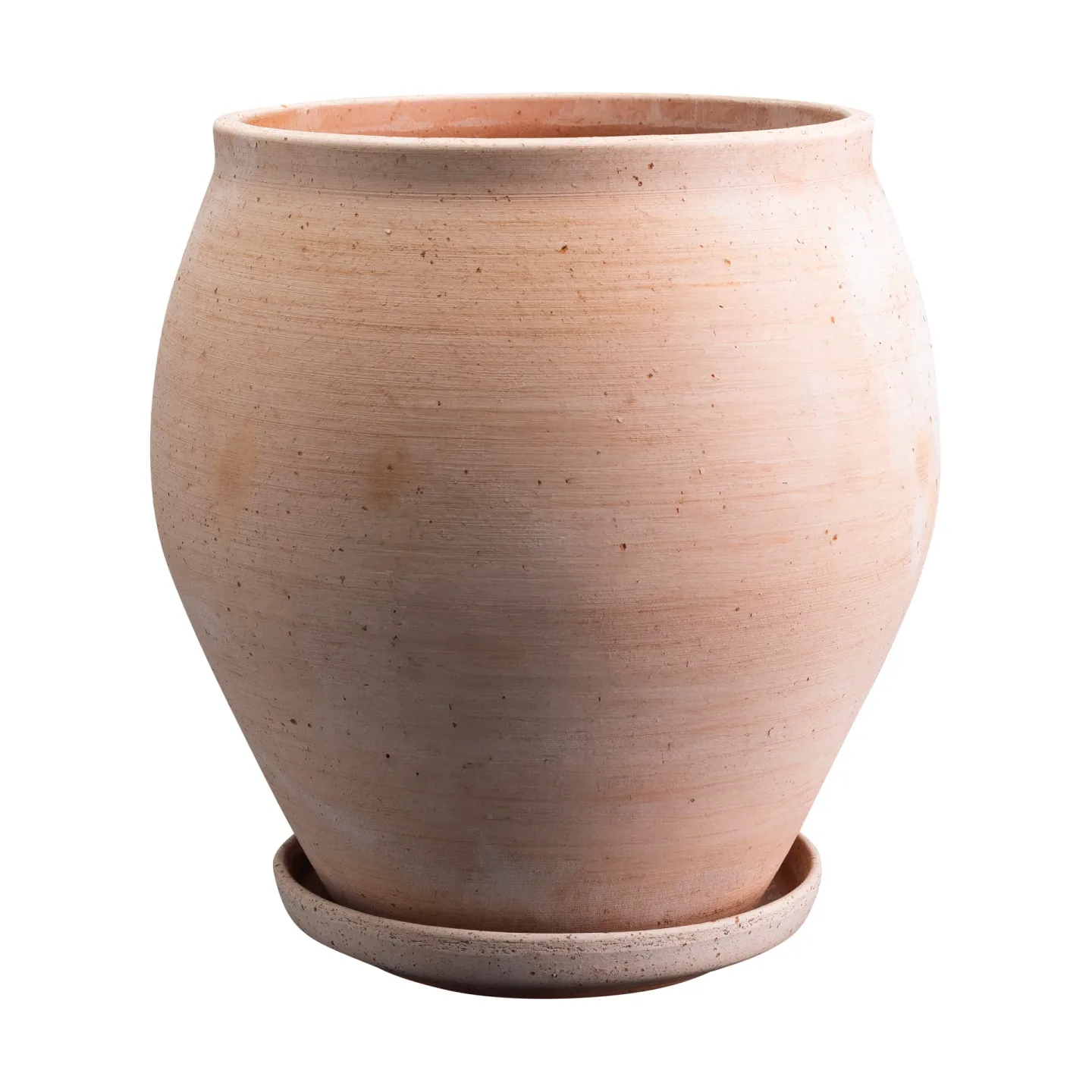 Bergs Potter Delphi Topf mit Untersetzer 2-teilig Rosa, Ø26 cm