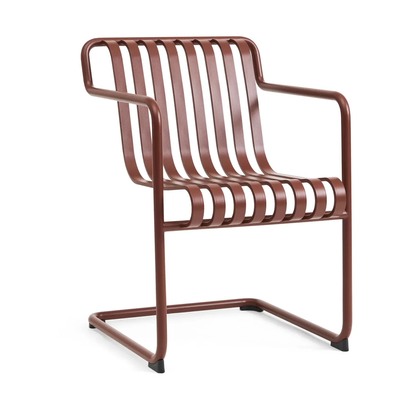 HAY Palissade Cantilever Dining Armlehnstuhl Iron red