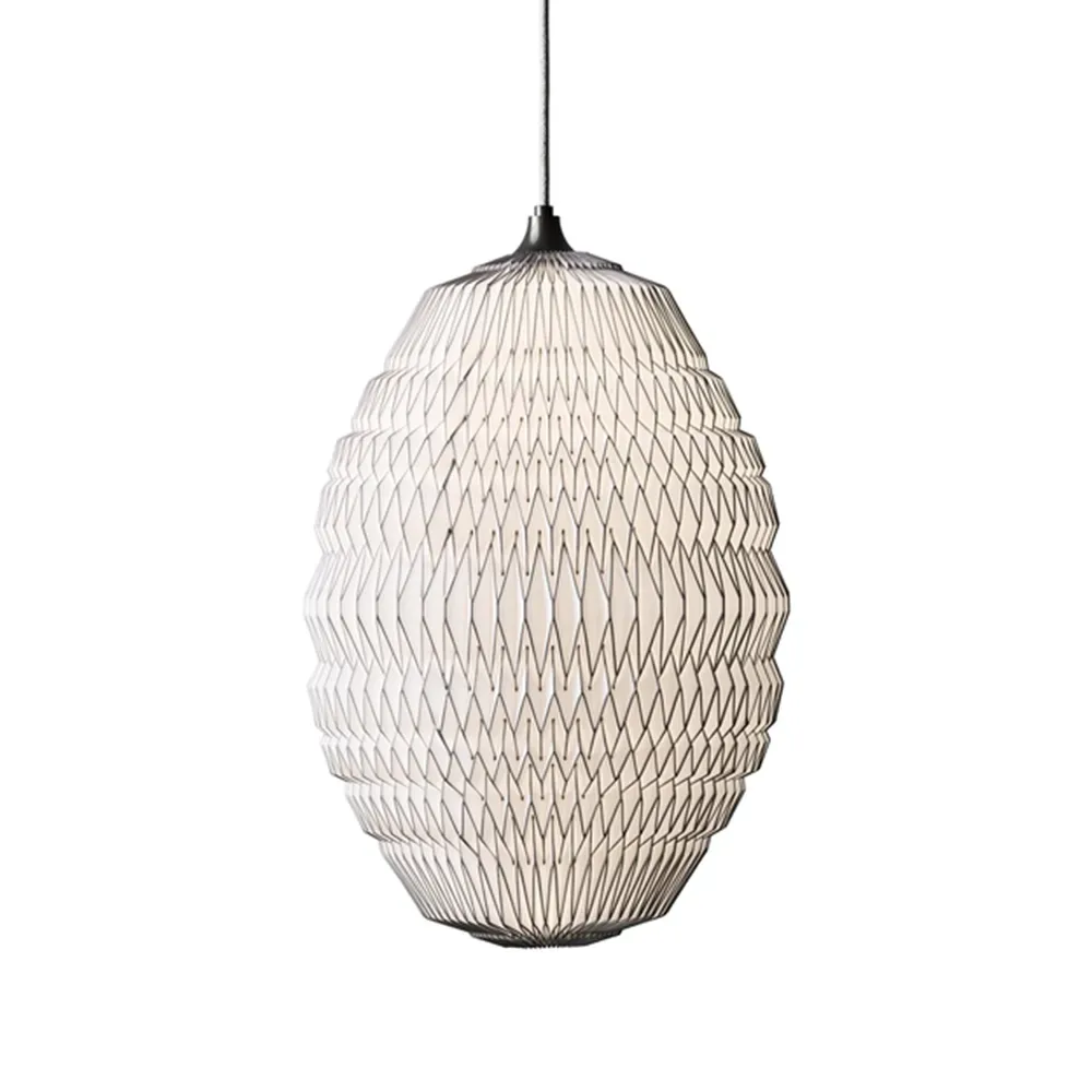 Le Klint Caleo pendel white/bronze, medium, stripes