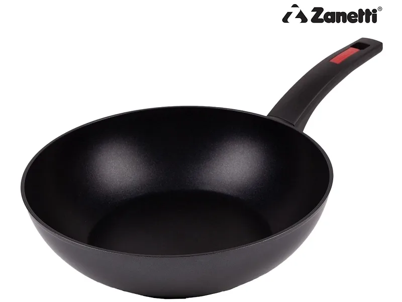 ZANETTI Wok EVOLUTION Ø28cm aluminium space schwarz