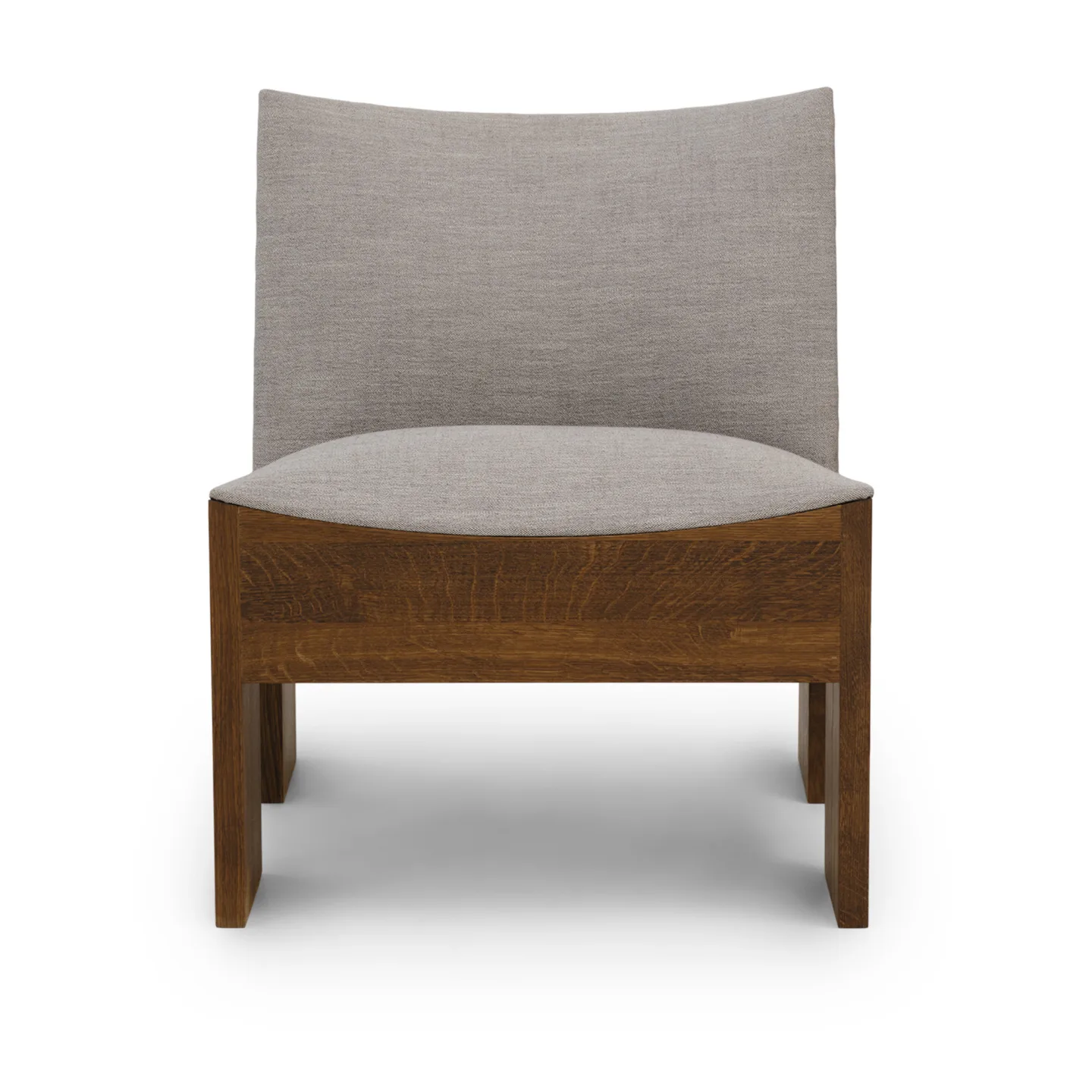 New Works - Tenon Lounge Chair - Fumed Oak - Ruskin 33 Nori - Fåtöljer - Omayra Maymo - Träfärgad - Trä/Textilmaterial