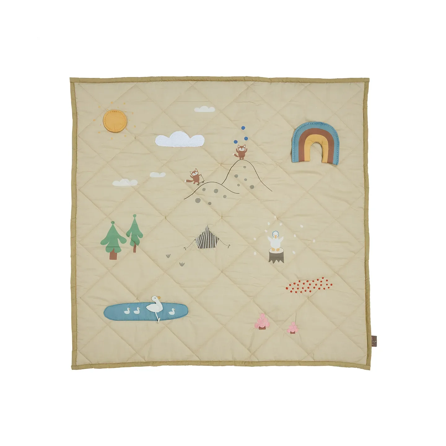 OYOY Forest aktivitetsfilt 102x102 cm Clay