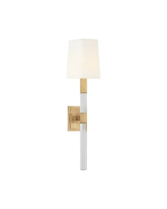 Reagan Tail Sconce Antique Brass Medium