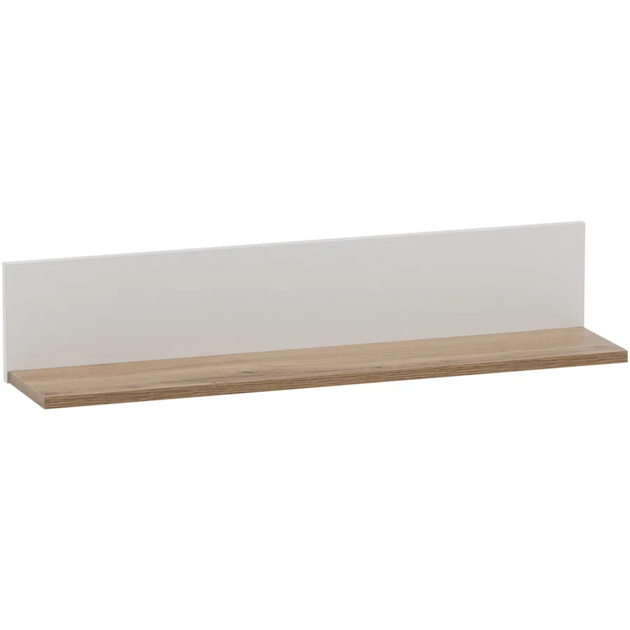 Wandregal Jela weiss Holzwerkstoff B 80 cm H 15.7 cm