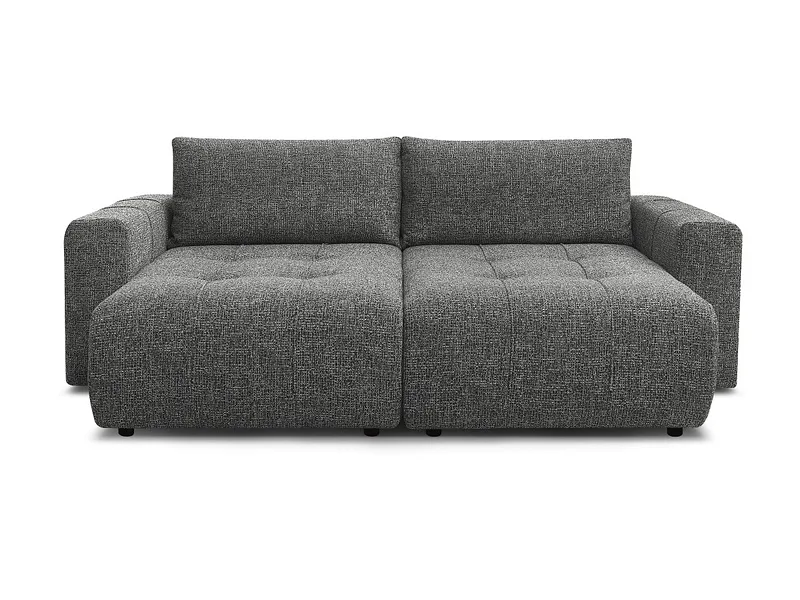 Sofa BOBOCHIC ARSENE Stoff chiniert dunkelgrau