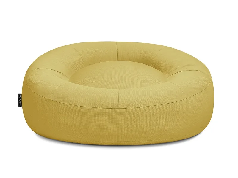 Gartenhocker BOBOCHIC ELOANE Stoff Gelb