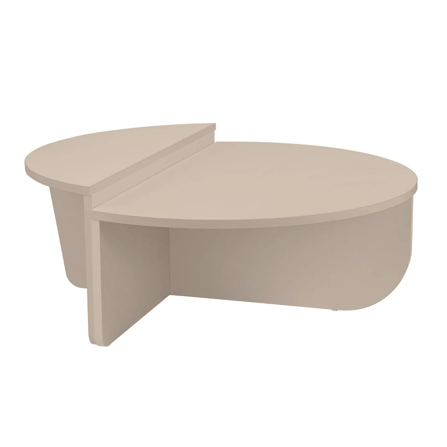 Mukund Soffbord 90 cm Rund - Mink